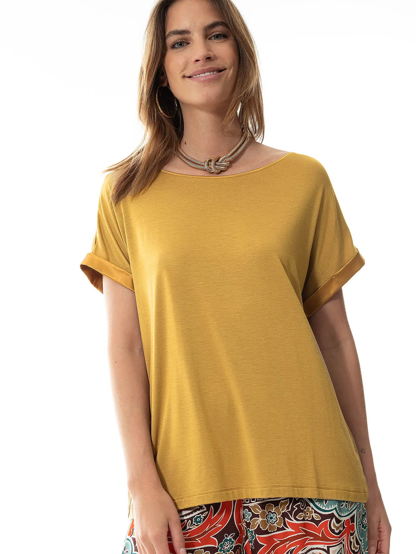 MEY | T-Shirt ALENA | gold